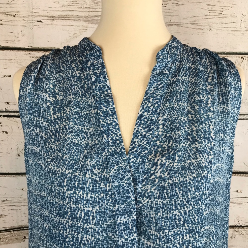 {VINCE} Sleeveless Silk Blouse - Picture 4 of 7